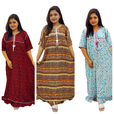 Combo Stylish Linen Maxi (৩ পিস)
